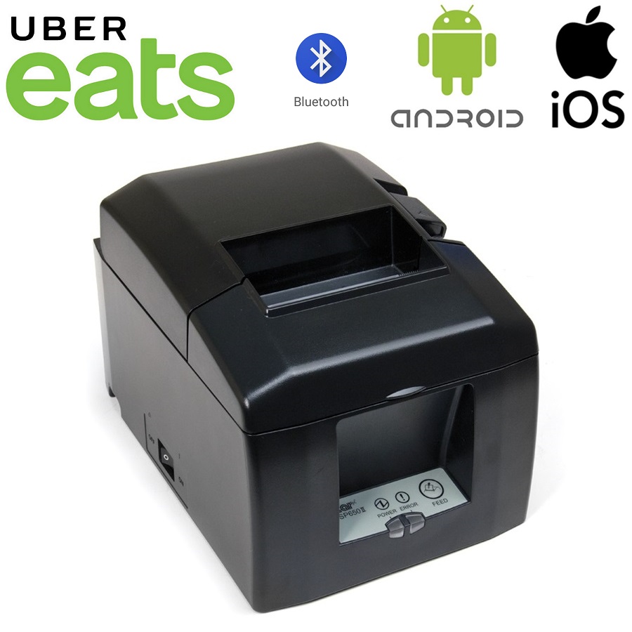 UberEats Star TSP654II Bluetooth Thermal Receipt Printer