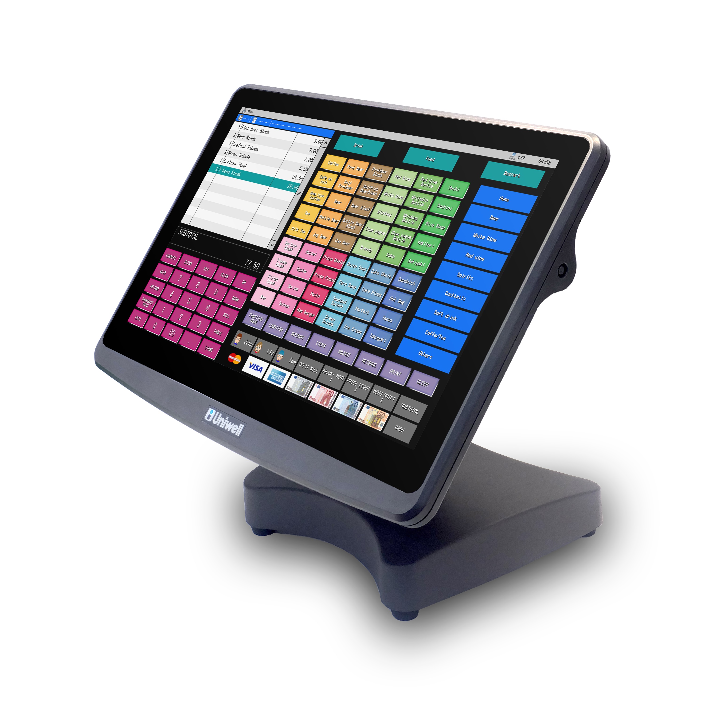 Uniwell HX-6500 POS Terminal