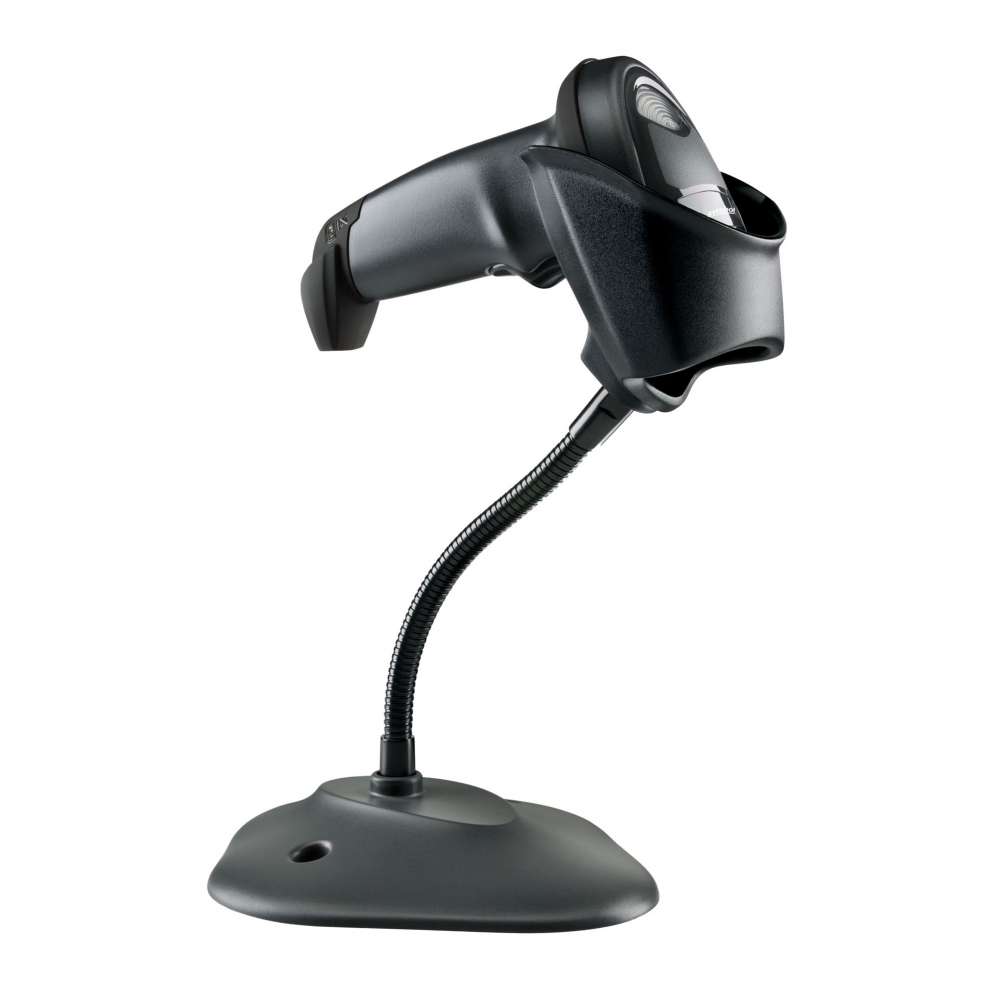 Zebra LI2208 1D Corded USB Barcode Scanner with Stand