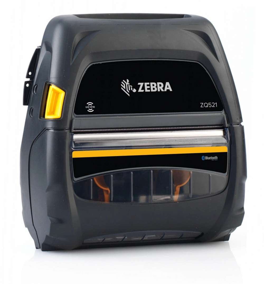Zebra ZQ521 4" Mobile Printer with WLAN & Bluetooth 4.1