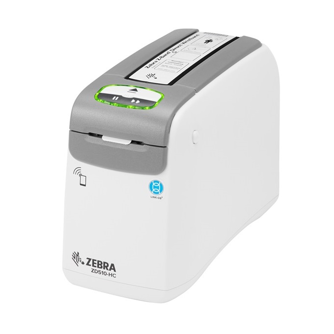 View Zebra ZD510-HC Wristband Label Printer USB & Ethernet