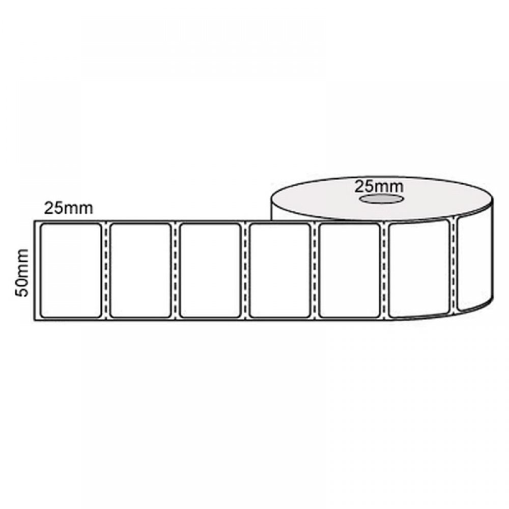 50x25 Direct Thermal Labels