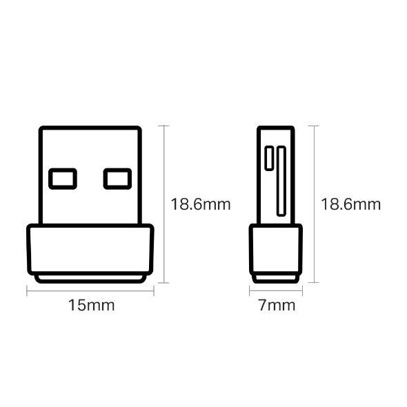 Archer T2U Nano AC600 Nano Wireless USB 