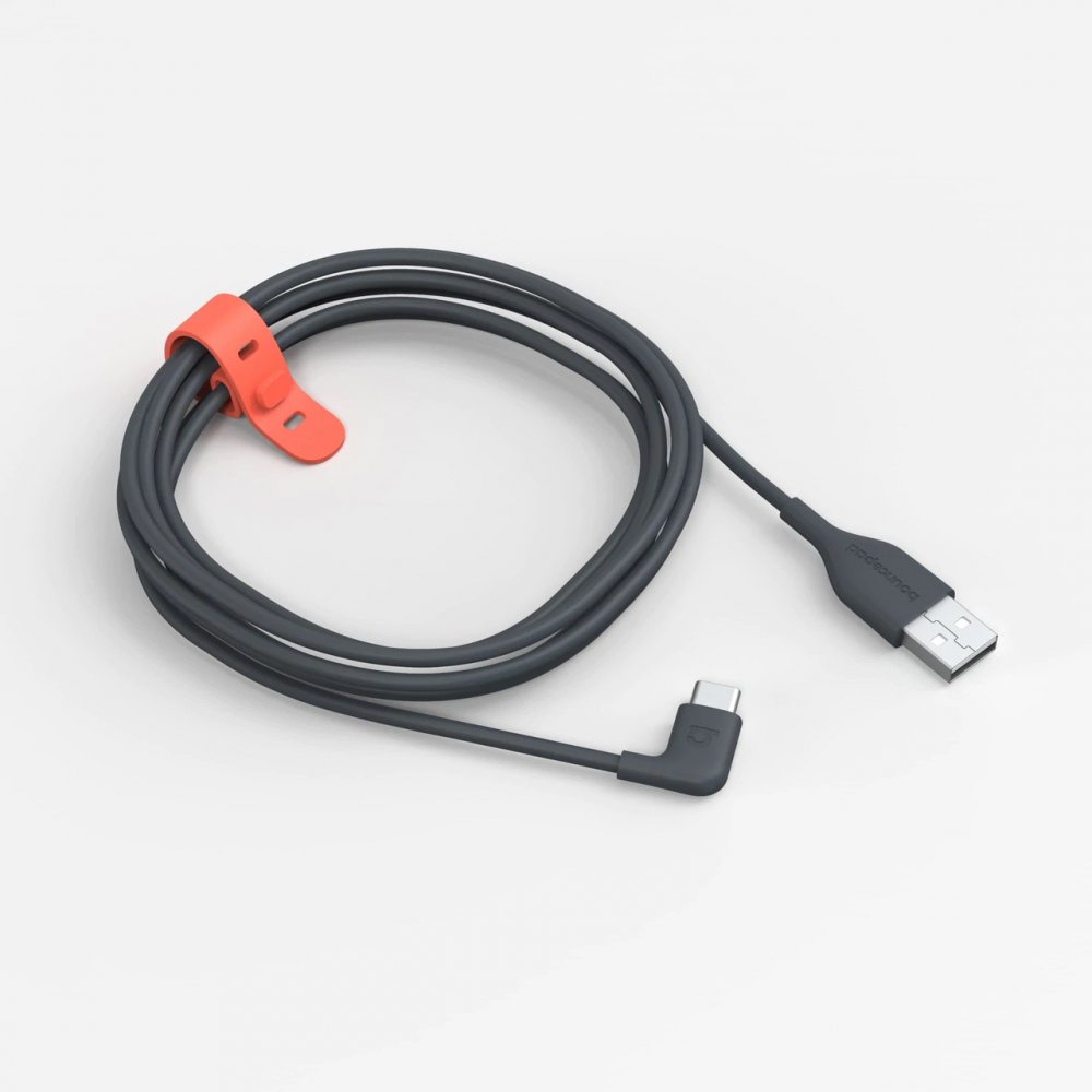 Bouncepad 2m USB-C to USB-A Right Angled