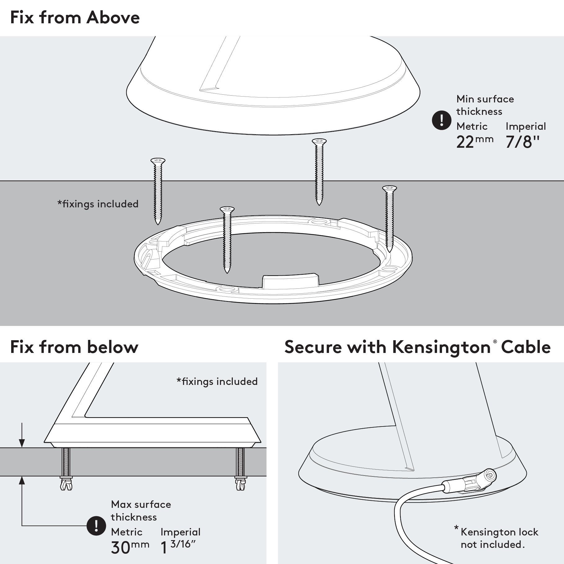 Bouncepad Eddy Mounting Options