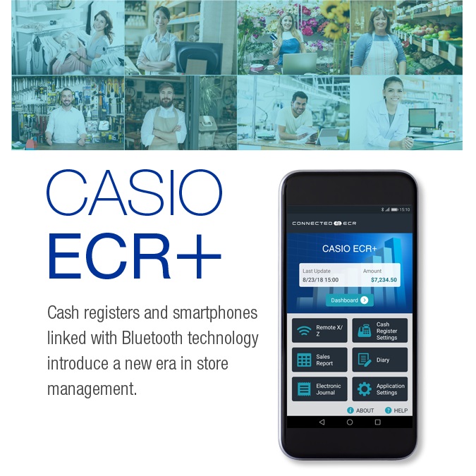 Casio Bluetooth Cash Register App