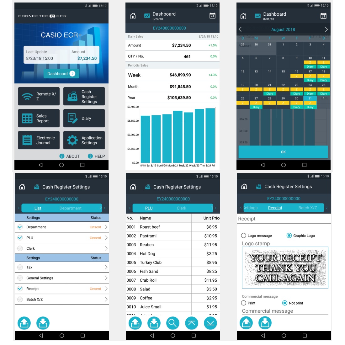 Casio SRS500 Cash Register SRS500 Cash Register Warehouse