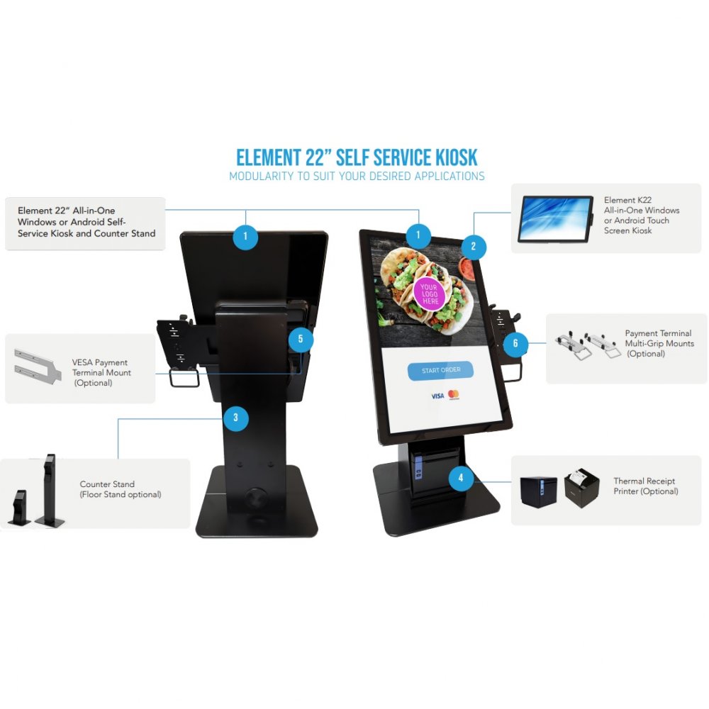 Element SSK-E Kiosk Options