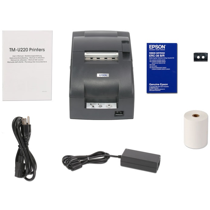 Epson TM-U220B USB Printer Box Contents