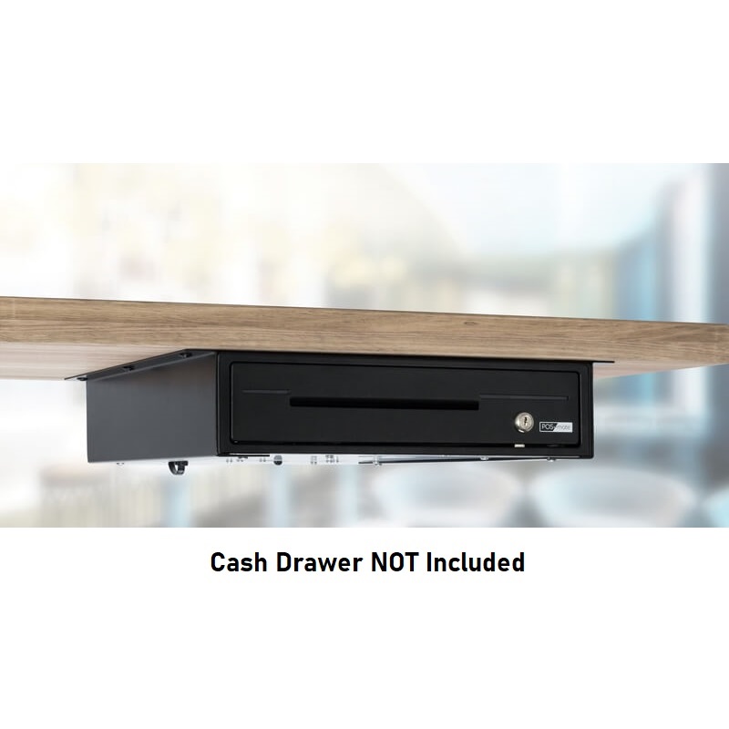 POS-Mate Cash Drawer Brackets Black Moun