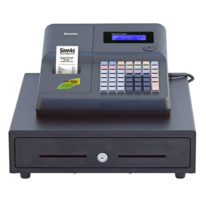 Sam4s ER260EJ Cash Register Front