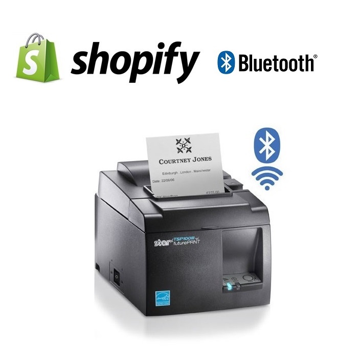 Shopify Bluetooth TSP143III Printer