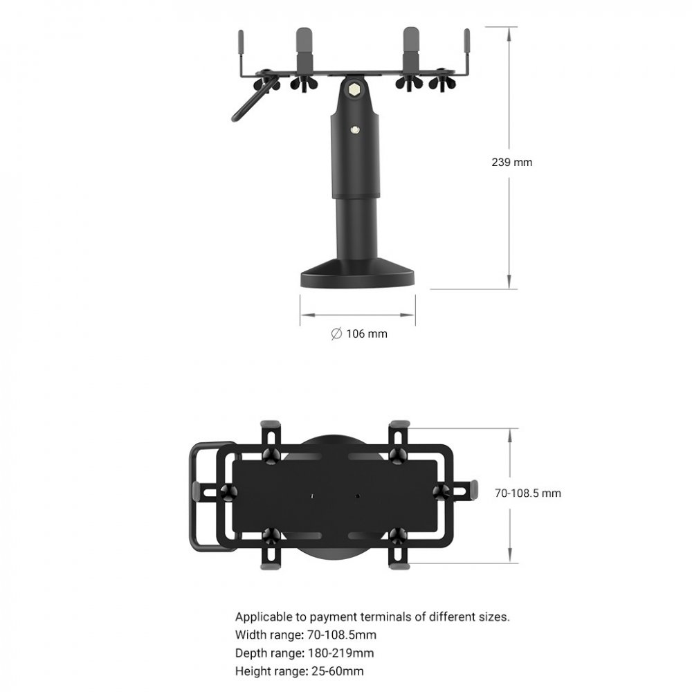 Simtek PS-1010 Universal Eftpos Stand Di