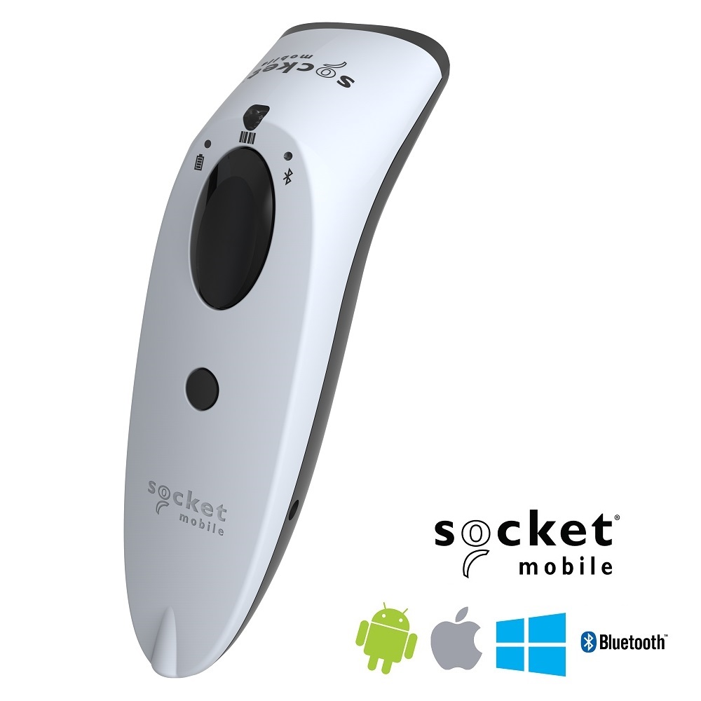Square POS Socket Barcode Scanner White