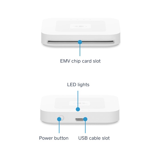 Square Contactless and Chip Reader Locat