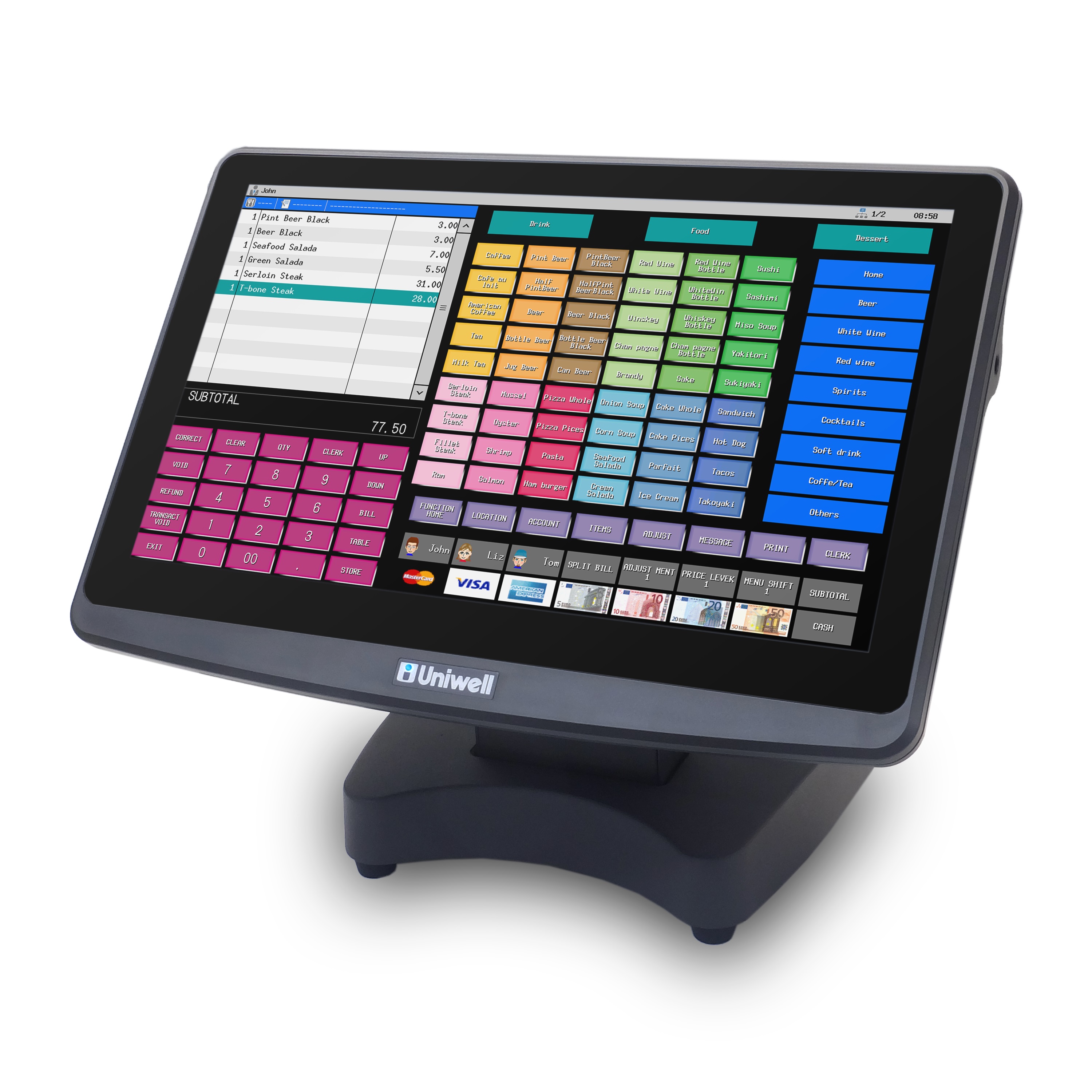 Uniwell HX-5500 Point of Sale System