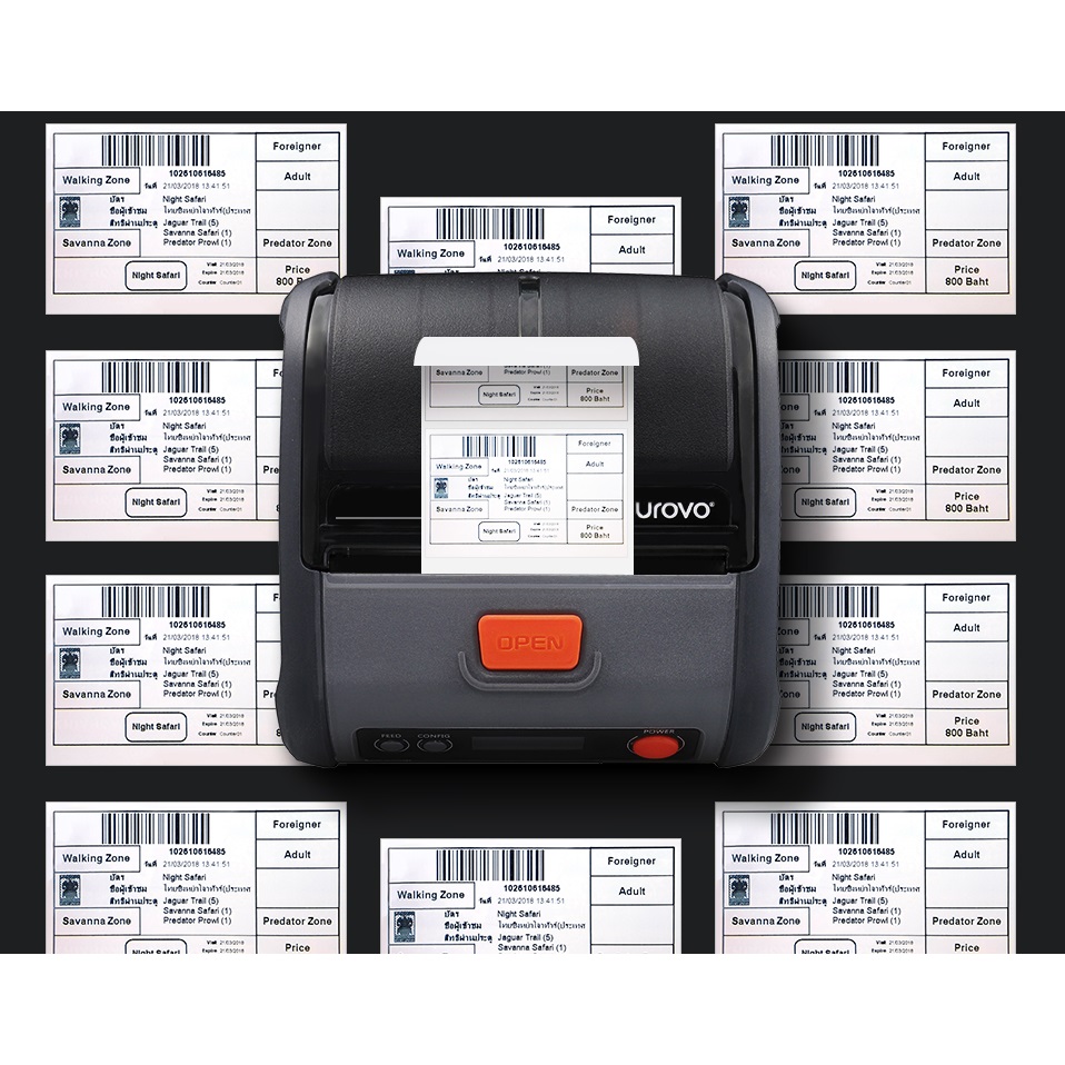 Urovo K319 Label Printing