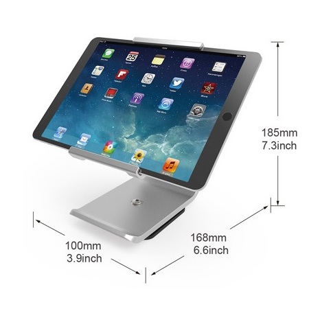 VPOS iPad Stand with Measurements