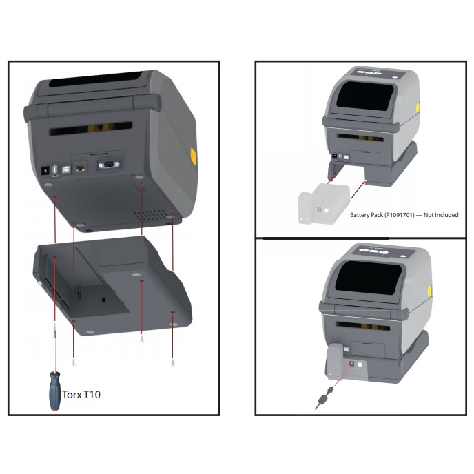 Zebra Power Base Housing Kit Installatio