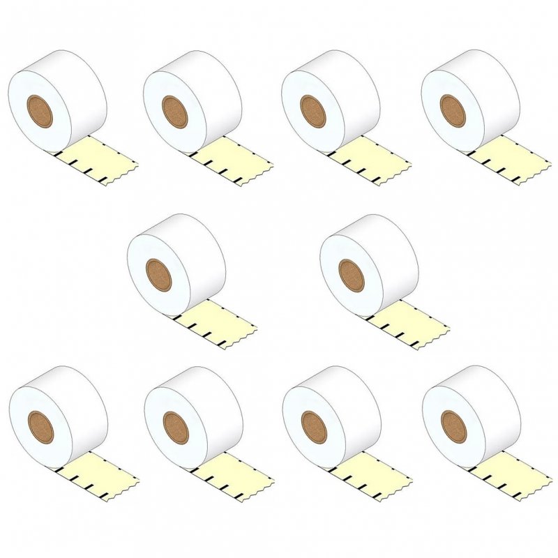 40mm x 106m Continuous Linerless Thermal Label - 10 Rolls