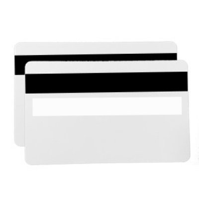 500 x 0.76mm White Card with Signature Panel & HiCo