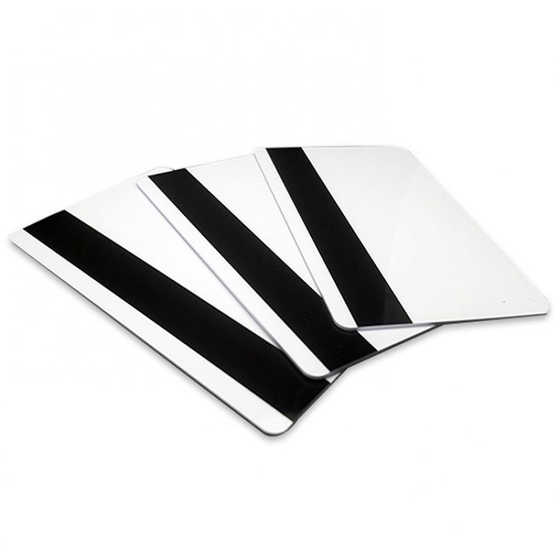 500 x 0.76mm Plain White Mag Stripe Hi-Co Cards