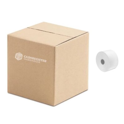 58mm x 80mm Removeable Adhesive Linerless Label Rolls - Box of 12