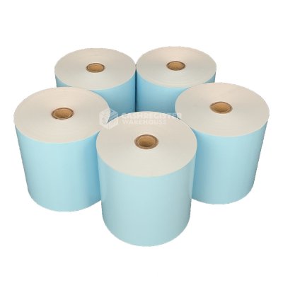 80x80 Blue Thermal Paper Rolls - 50 Rolls