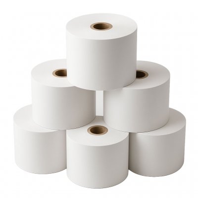 80x80 Thermal Paper Rolls with 25mm Core