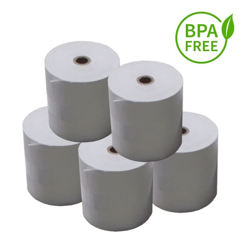 80x80 BPA Free Thermal Paper Rolls - 24 Rolls