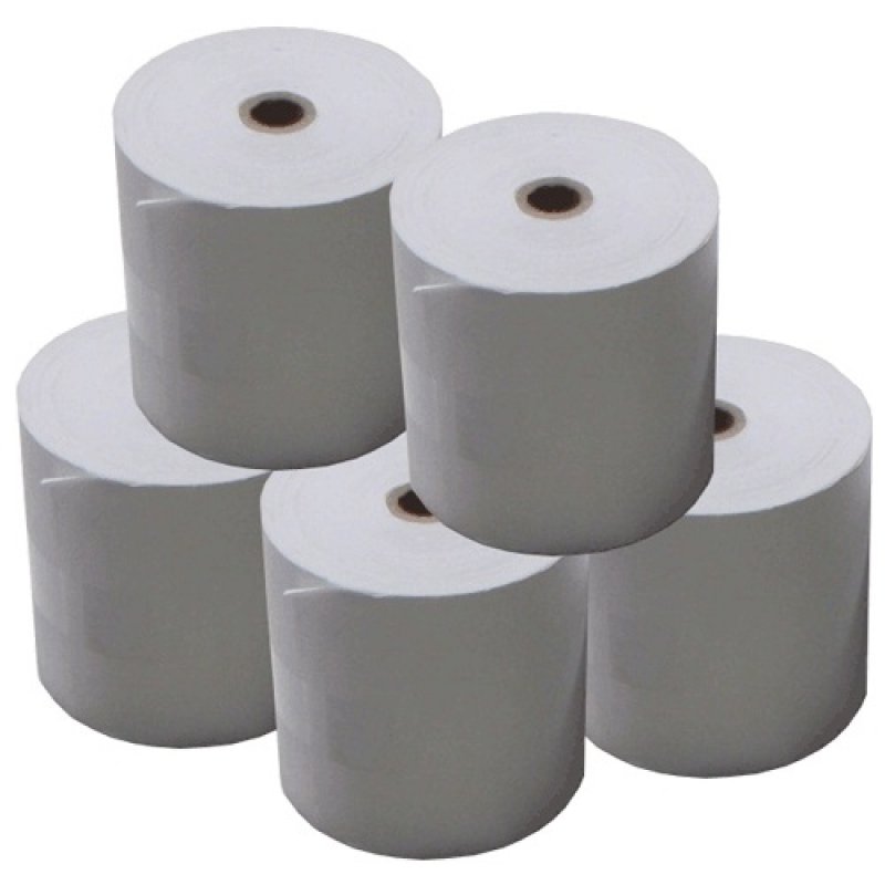 80x80 Thermal Paper Rolls with 25mm Core