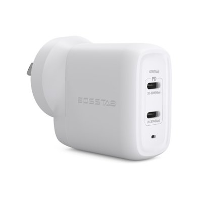 Bosstab GaN charger 40W Dual USB-C