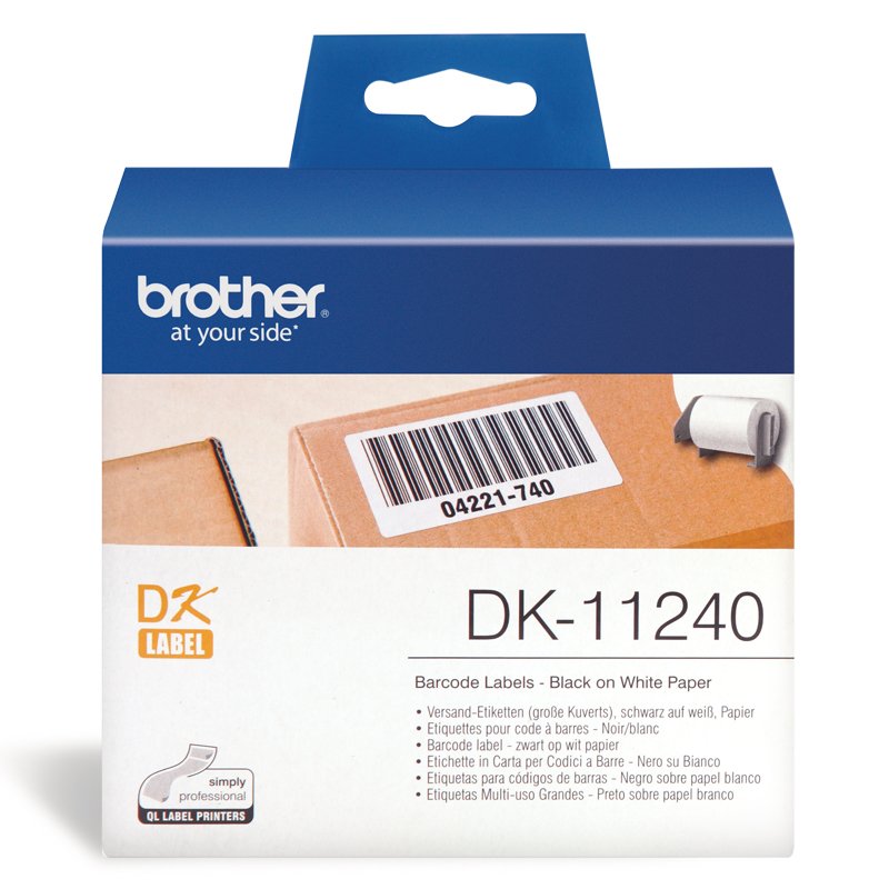 Brother 102x51 Multi-purpose Labels Large Black on White