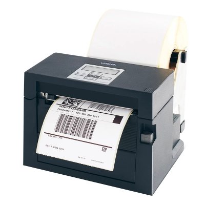 Citizen CL-S400 4" Direct Thermal Label Printer with Media Roll Holder