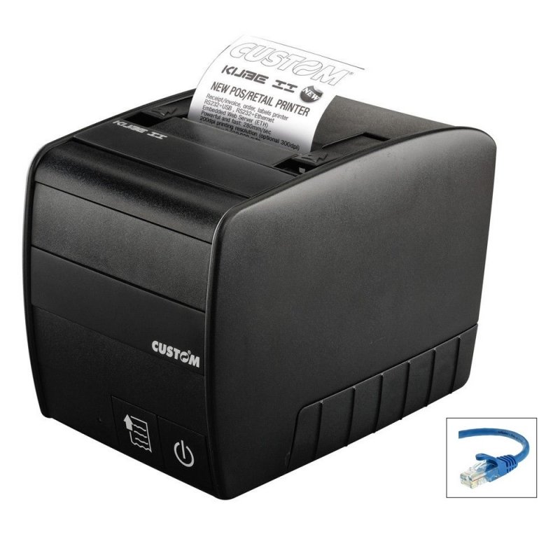 Custom Kube II Thermal Receipt Printer Ethernet