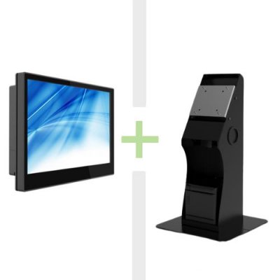 Element VK215W 21.5" Touch Screen Kiosk Bundle