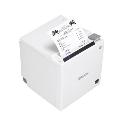 Epson TM-M30II White Bluetooth Thermal Receipt Printer with USB Charging Port