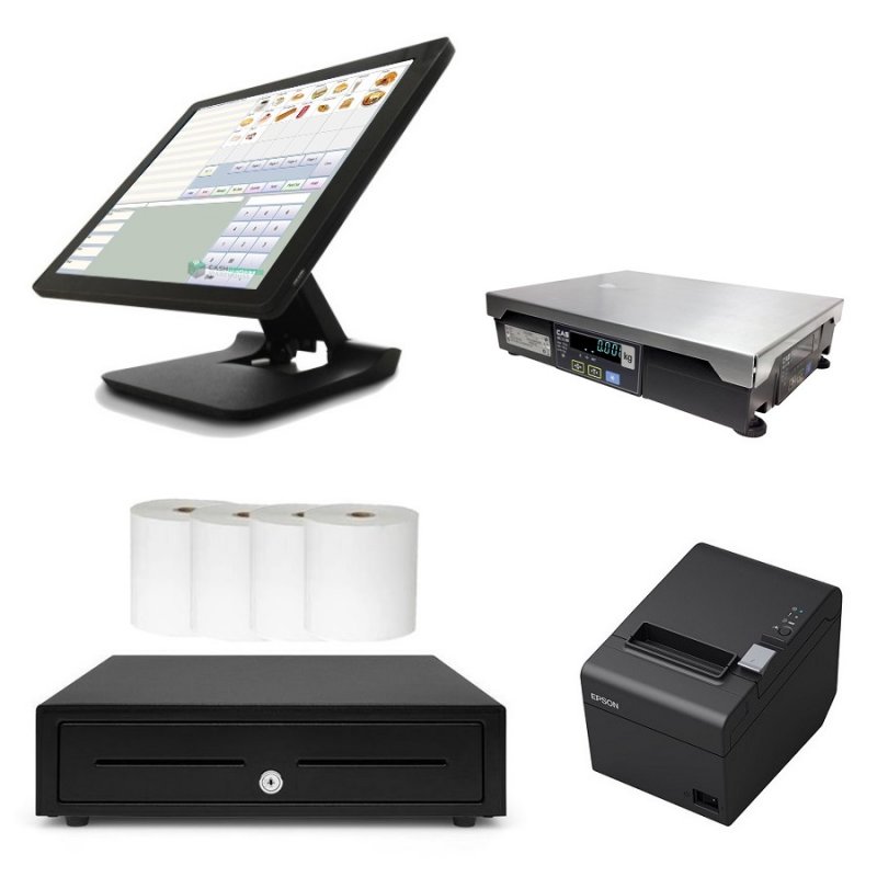 NeoPOS POS System with CAS PDII Scale Bundle