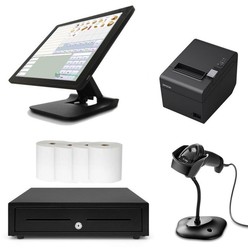 NeoPOS Scanning POS System Bundle with Zebra DS2208 Barcode Scanner