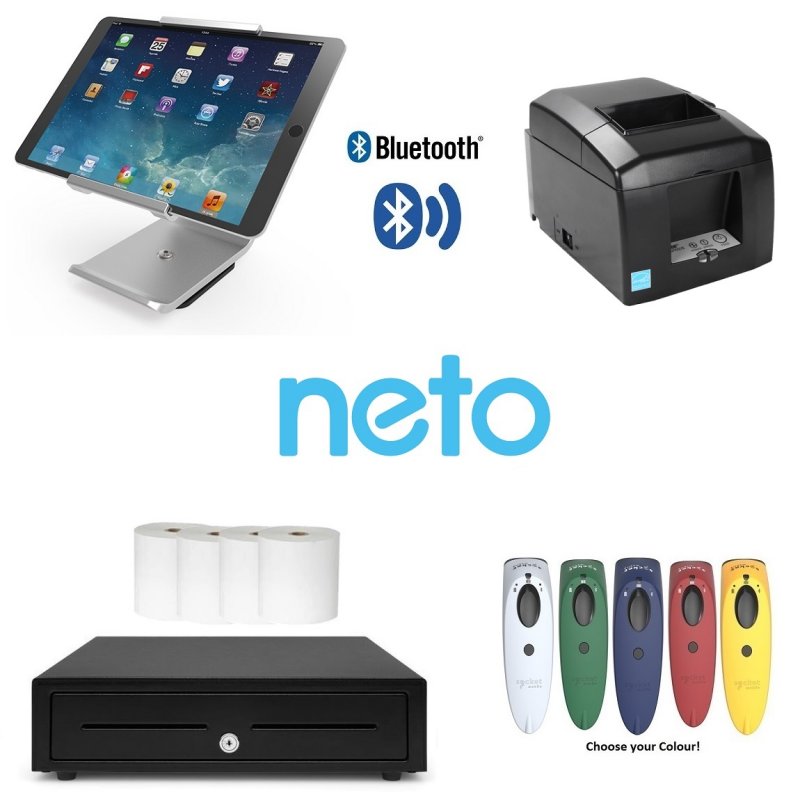 Neto Star Bluetooth iPad Scanning POS Hardware Bundle