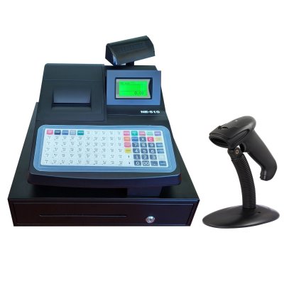 Nexa NE-510F Cash Register with Handheld Barcode Scanner