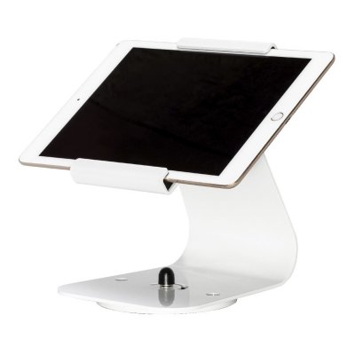POS-mate Universal iPad & Tablet Stand Gloss White