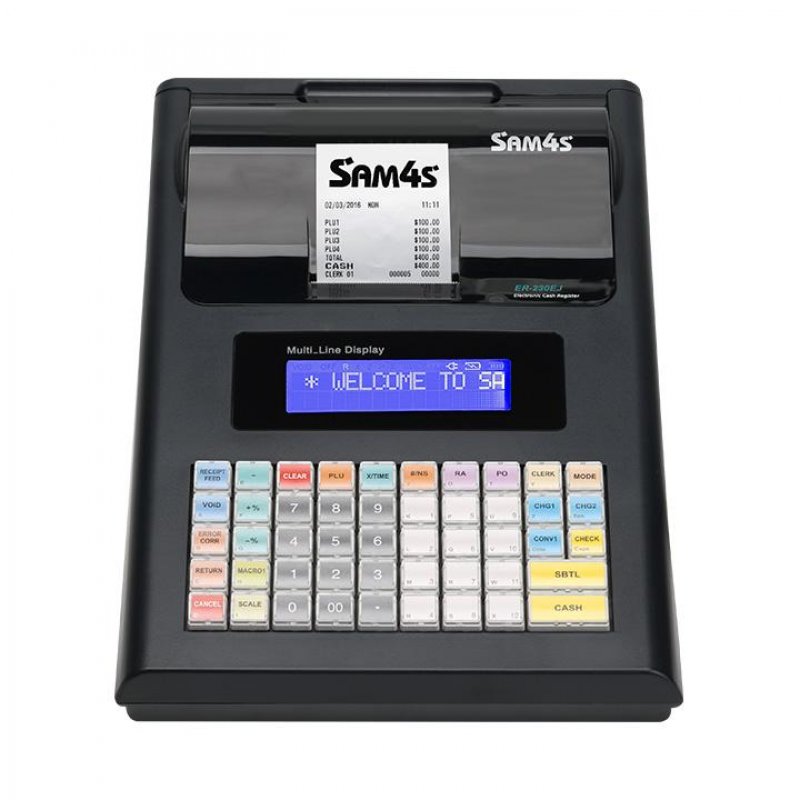 Sam4s Er230 Portable Cash Register - Batteries Included