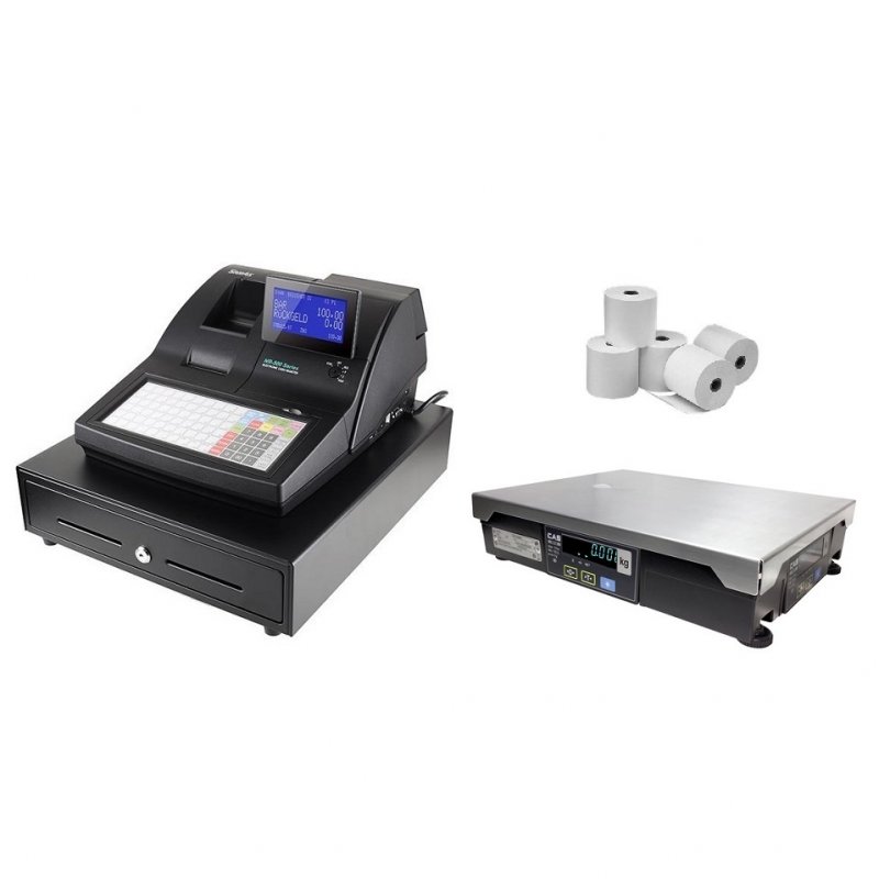 Sam4s NR-510 Cash Register with CAS PDII Scale