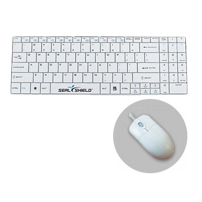 Seal SV099K Keyboard IP68 USB White Plus Mouse