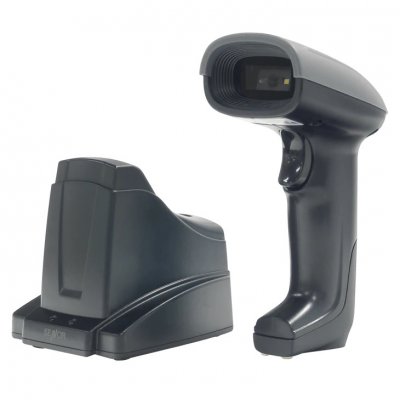 Senor S-BT2D 2D Bluetooth Barcode Scanner with Charging Cradle USB