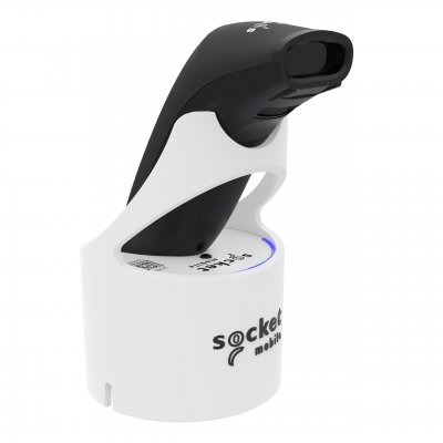 SocketScan S721 2D Bluetooth (BLE) Barcode Scanner, Black & White Magic Dock