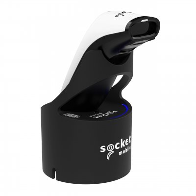 SocketScan S721 2D Bluetooth (BLE) Barcode Scanner, White & Black Magic Dock