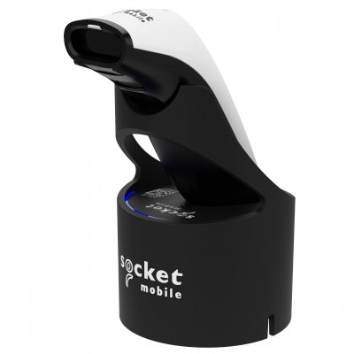 SocketScan S741 2D Bluetooth (BLE) Barcode Scanner, White & Black Magic Dock