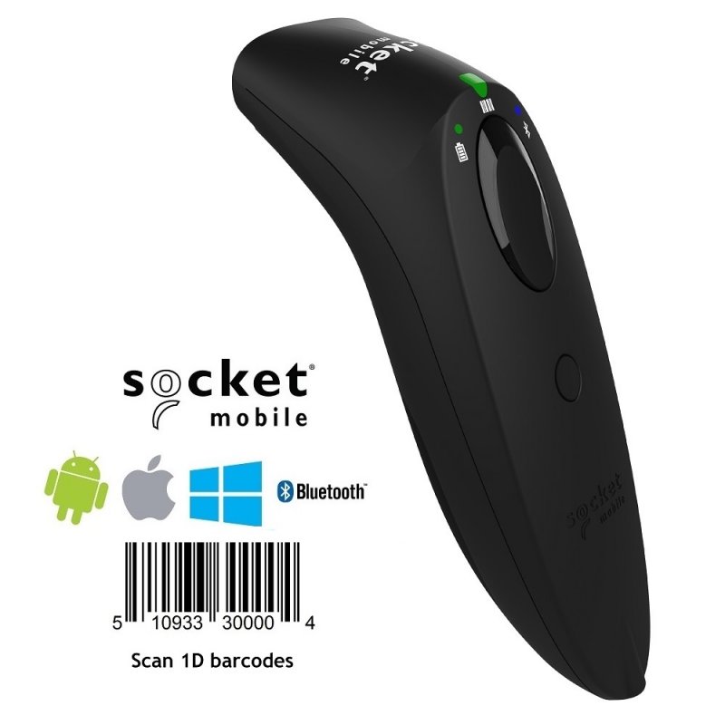 Socket S700 Barcode Scanner 1D Bluetooth Black